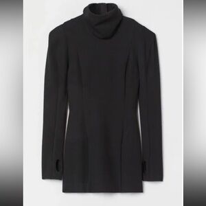 H&M Black Long Sleeve Dress